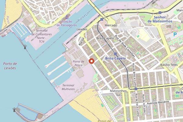 Map showing O Lusitano in Porto