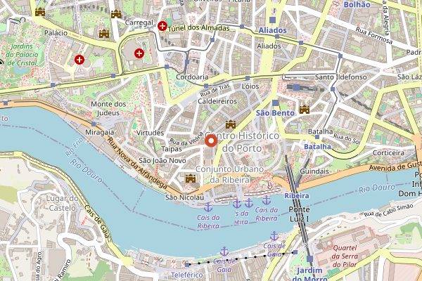 Map showing Puro 4050 in Porto