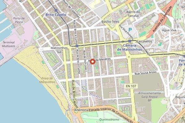 Map showing Booinga Oporto Coffee Roasters in Porto