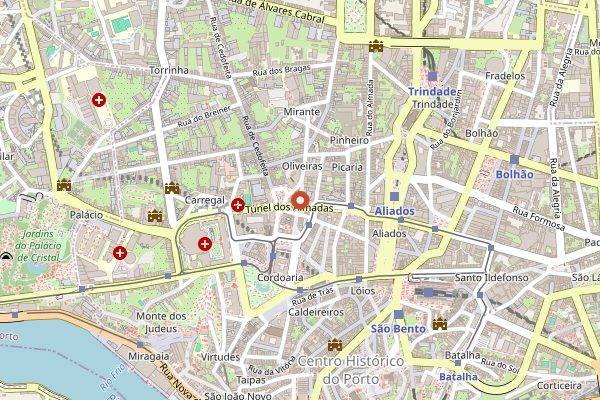 Map showing SO Coffee Roasters in Porto