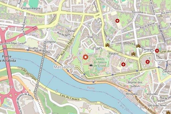 Map showing Antiqvvm in Porto
