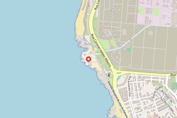 Map showing Casa de Cha da Boa Nova in Porto
