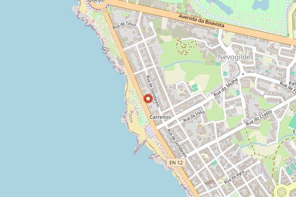 Map showing Vila Foz in Porto