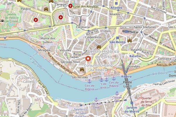 Map showing Prova in Porto