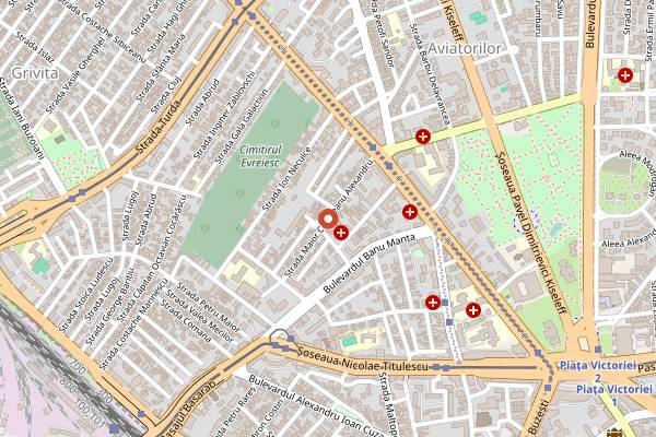 Map showing Brutaria cu Maia in Bucharest