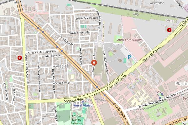 Map showing French Bakery Bucharest in Bucharest