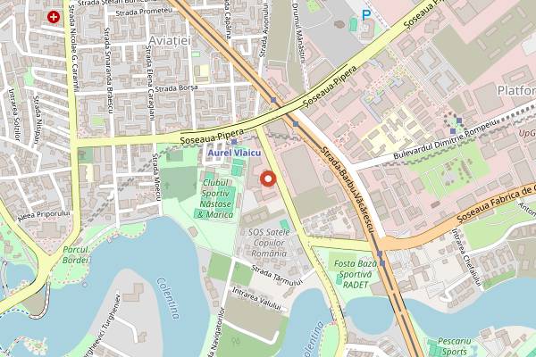 Map showing Luca Bakery in Bucharest