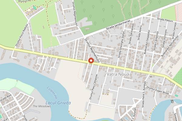Map showing Painea Lui Dumnezeu in Bucharest