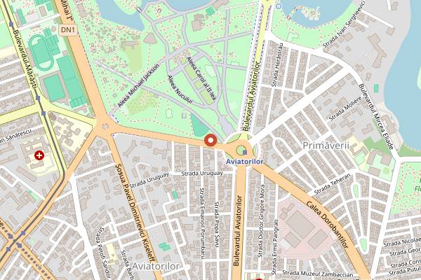 Map showing Hare in Bucharest
