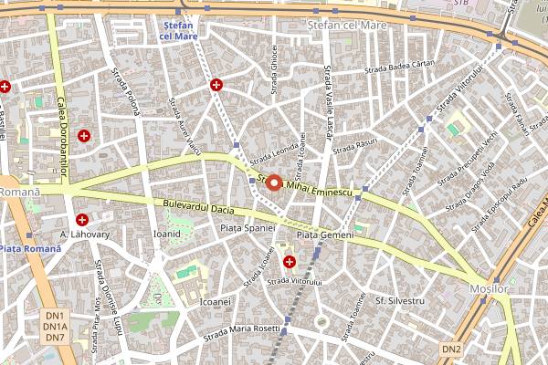 Map showing Fabrica de Bere Bună in Bucharest