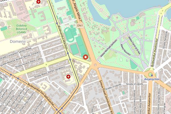Map showing ProWine GastroBar in Bucharest
