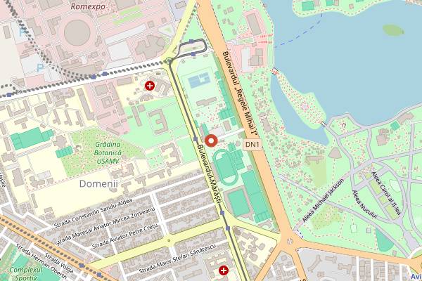 Map showing Bordo Caffe and Pub in Bucharest