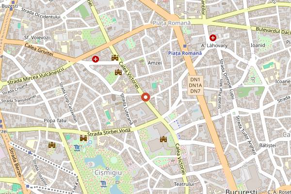 Map showing Cofftail's in Bucharest