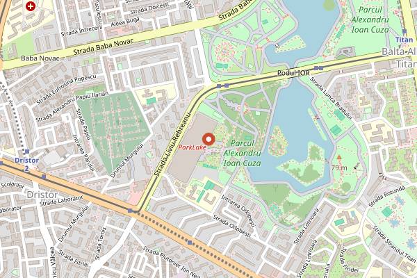Map showing Handsome Monk Coffee House in Bucharest