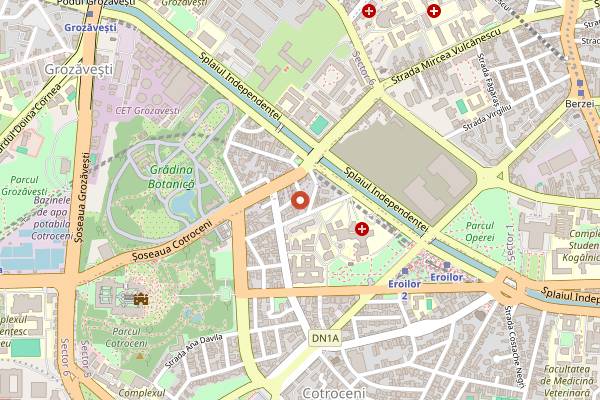 Map showing Zării - Specialty Coffee in Bucharest