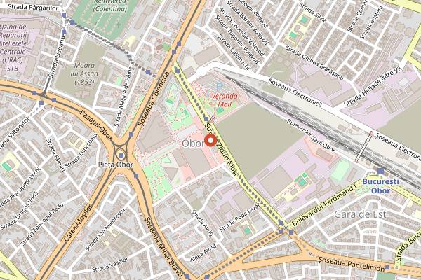 Map showing Mici la Mahala in Bucharest