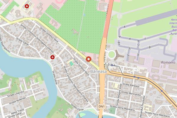 Map showing Capricciosa in Bucharest