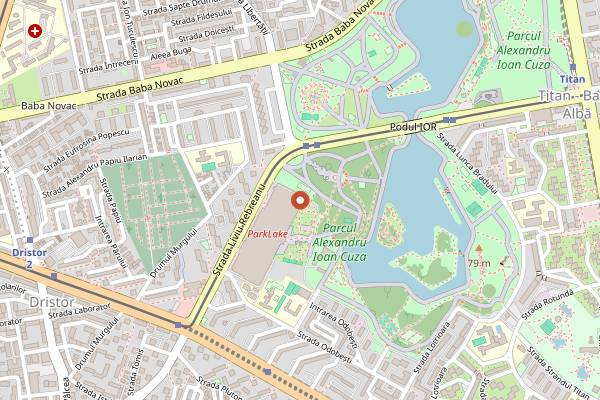 Map showing Cartofisserie in Bucharest