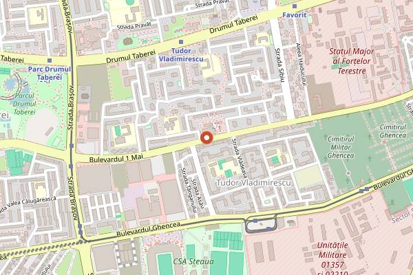 Map showing Hanul Drumețului in Bucharest