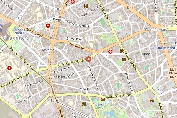 Map showing Shift Eatery in Bucharest