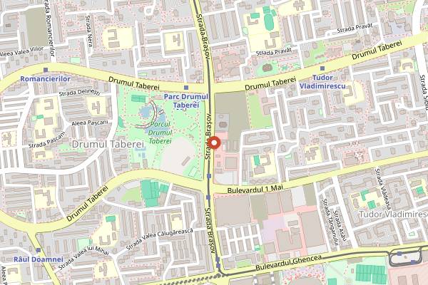 Map showing Urban House in Bucharest