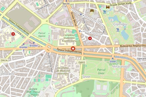Map showing Smokey Coffee in Bucharest