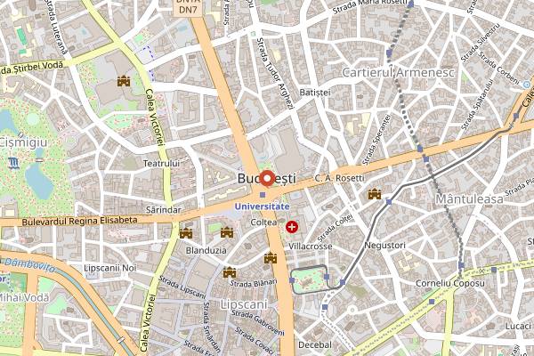 Map showing EuropaAdventure Bucharest Cooking Class in Bucharest
