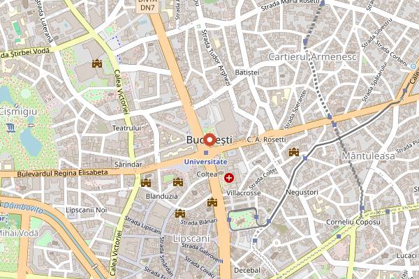 Map showing Romanian Friend Home Cooking Class in Bucharest