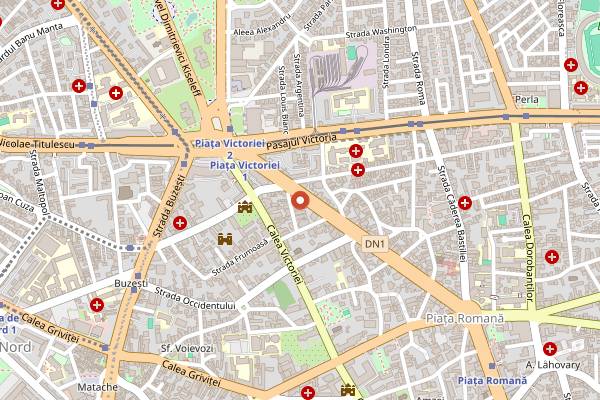 Map showing Sara Green in Bucharest
