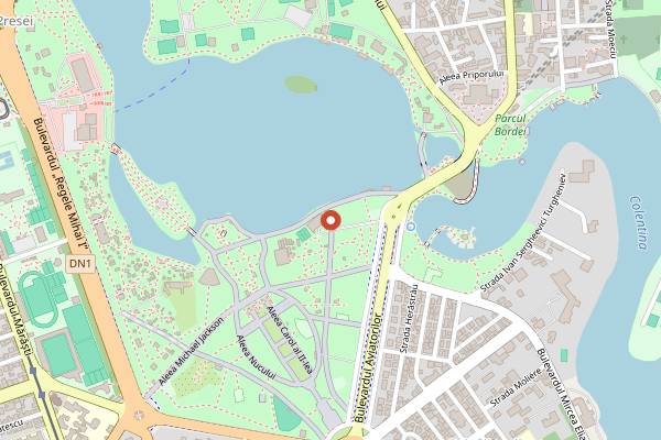 Map showing Restaurant Pescăruș in Bucharest