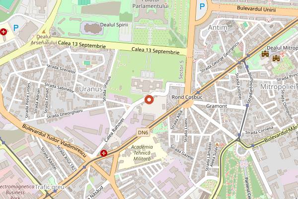 Map showing Mahala in Bucharest