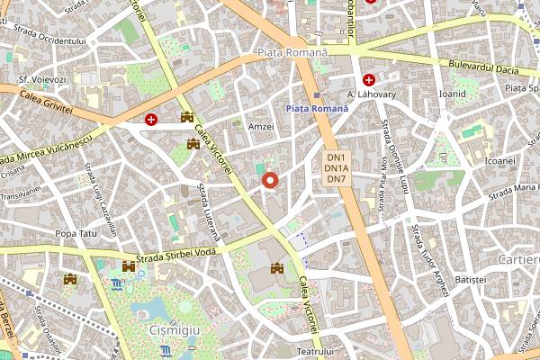 Map showing Wine Ambassador in Bucharest