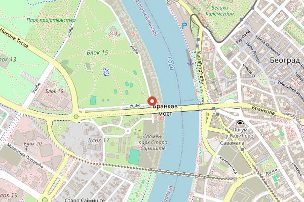 Map showing EuropaAdventure Belgrade Cooking Experience in Belgrade
