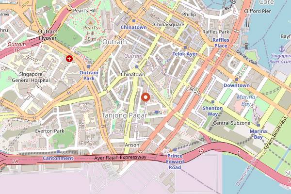 Map showing Fat Prince in Singapore