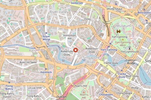 Map showing Common Man Coffee Roasters in Singapore