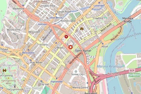 Map showing Belimbing in Singapore