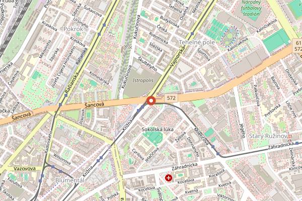 Map showing Salon of Beer Bratislava in Bratislava