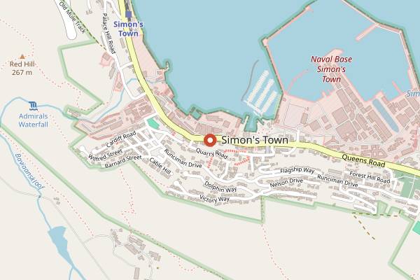 Map showing The Sweetest Thing in Cape Town