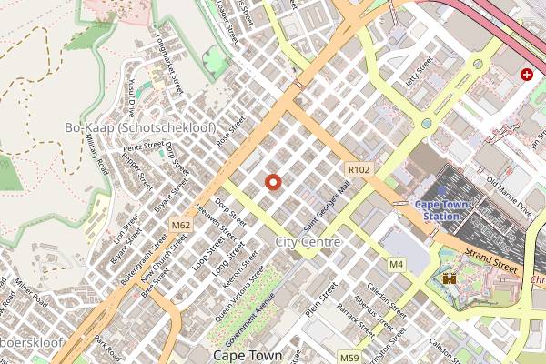 Map showing Talking to Strangers in Cape Town