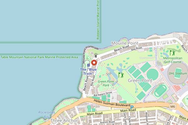 Map showing Cafe Neo in Cape Town
