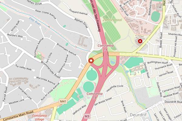 Map showing Spirit Cafe in Cape Town