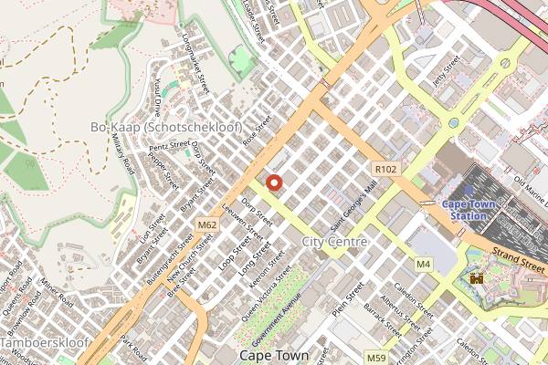 Map showing Stellski Coffee Bar & Cafe in Cape Town