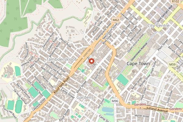 Map showing The Siba Deli Foodshop & Eatery in Cape Town