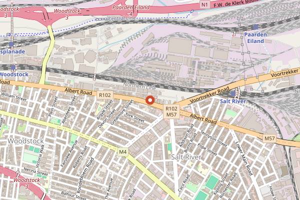 Map showing Espresso Lab Microroasters in Cape Town