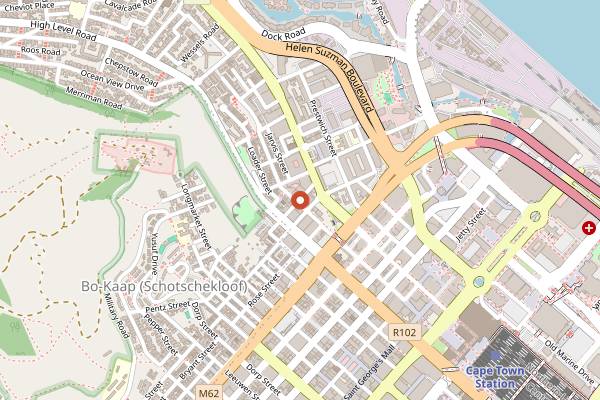 Map showing Origin Coffee Roasting in Cape Town