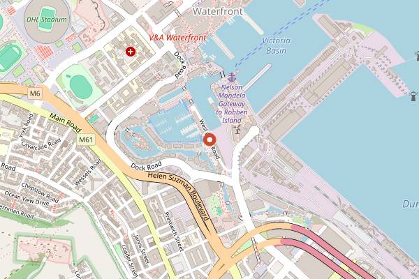 Map showing Stir Crazy Cooking School: Pasta and Sauces in Cape Town