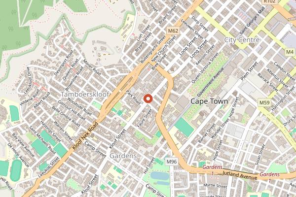 Map showing The Conscious Kitchen in Cape Town