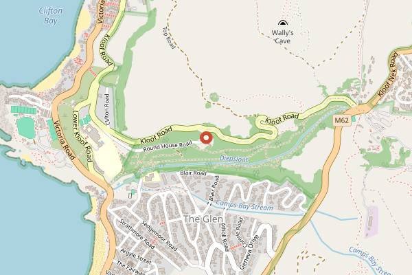 Map showing Salsify at the Roundhouse in Cape Town