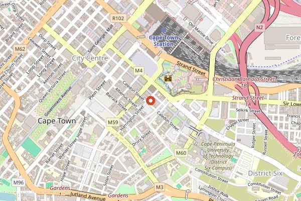 Map showing Saint Champagne Bar & Lounge in Cape Town