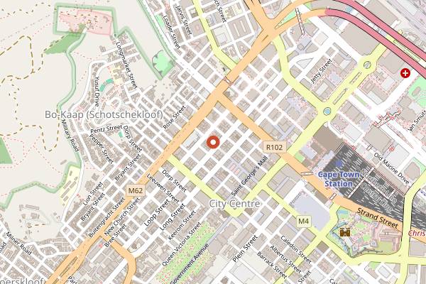 Map showing The House of Machines in Cape Town